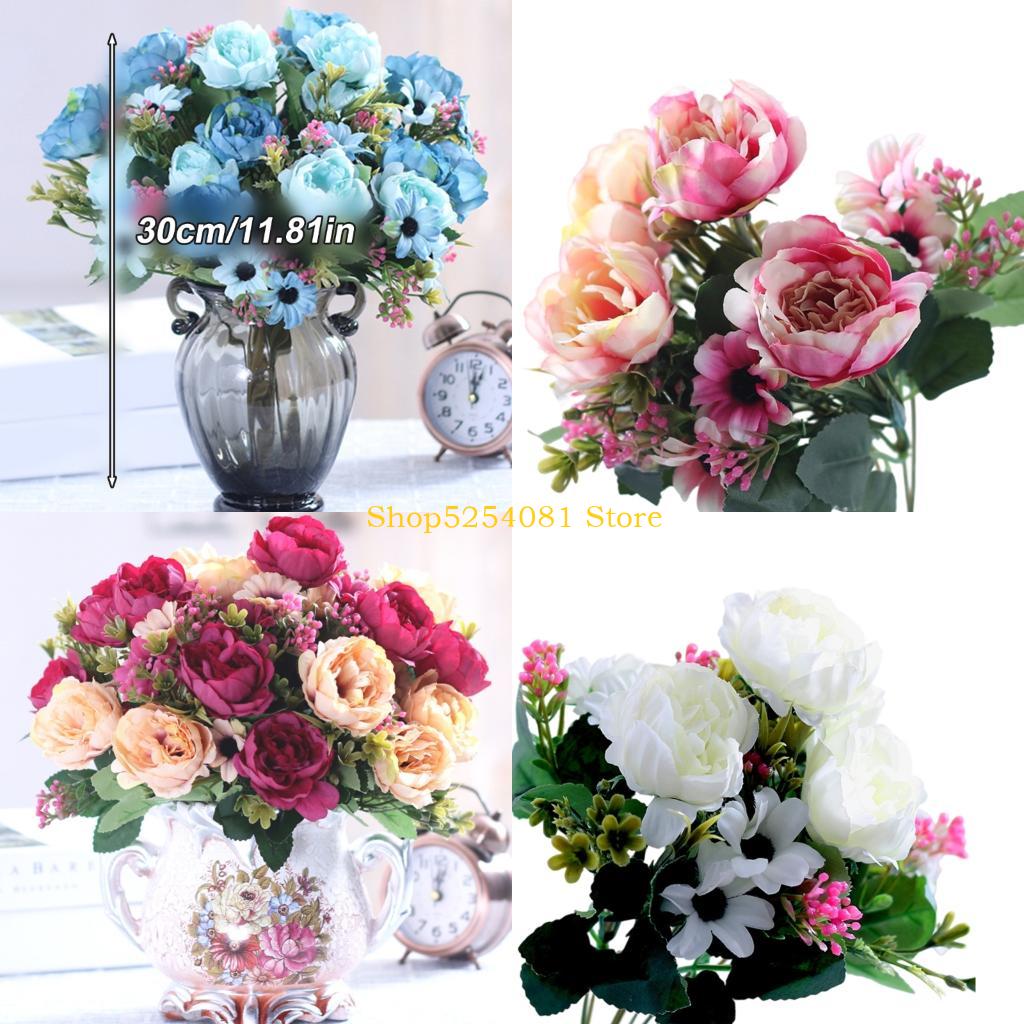 Desk Setup Needs - AXYC – arrangement fausses fleurs réalistes,
