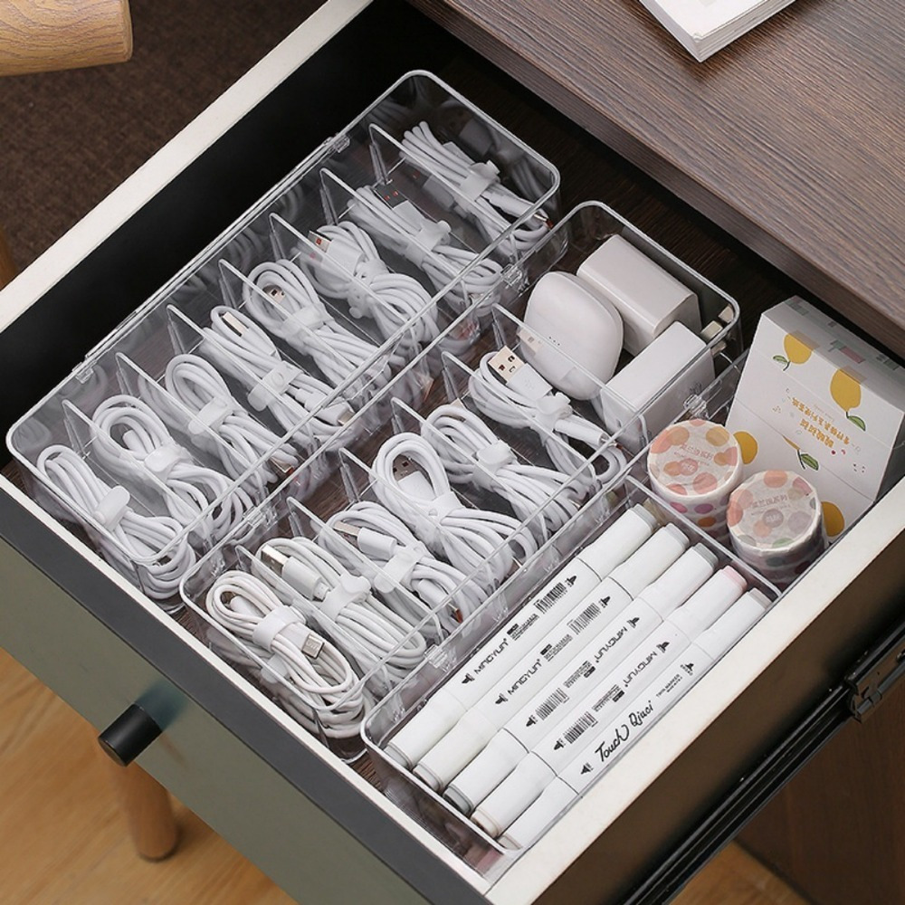 Desk Drawer Unit - Organisateur de câbles multifonctionnel, boîte de