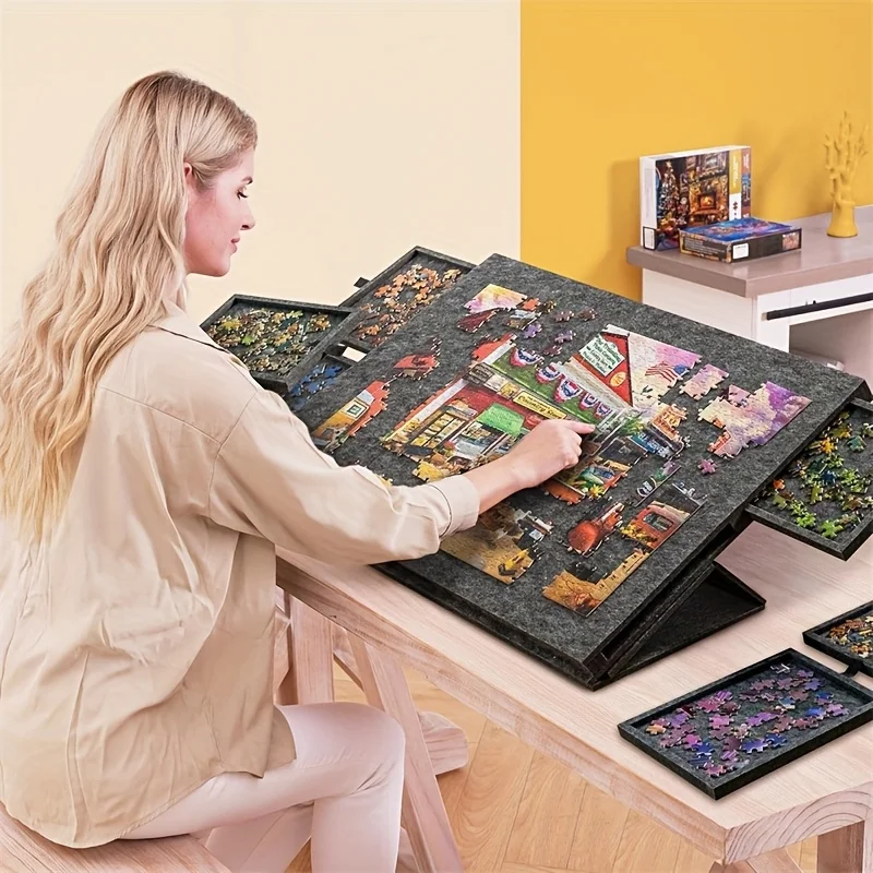 Desk Drawer Unit - Table de puzzle à 6 tiroirs