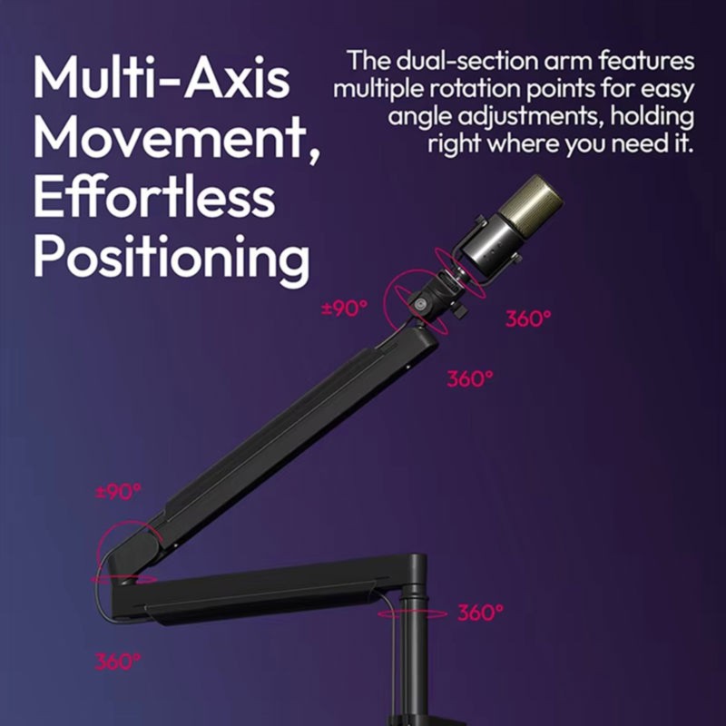 Desk Setup With Mic - Super promotion : Bras de microphone