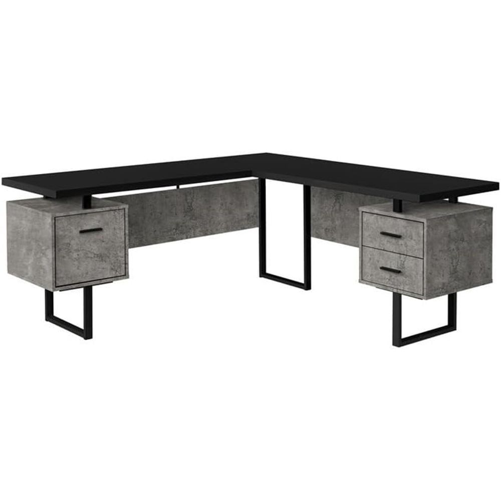 Desk Setup L Shaped - Bureau d'ordinateur en forme de L