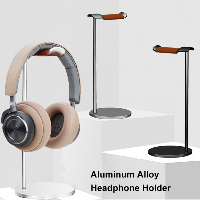 Desk Setup Gaming - Support de casque incurvé en aluminium,