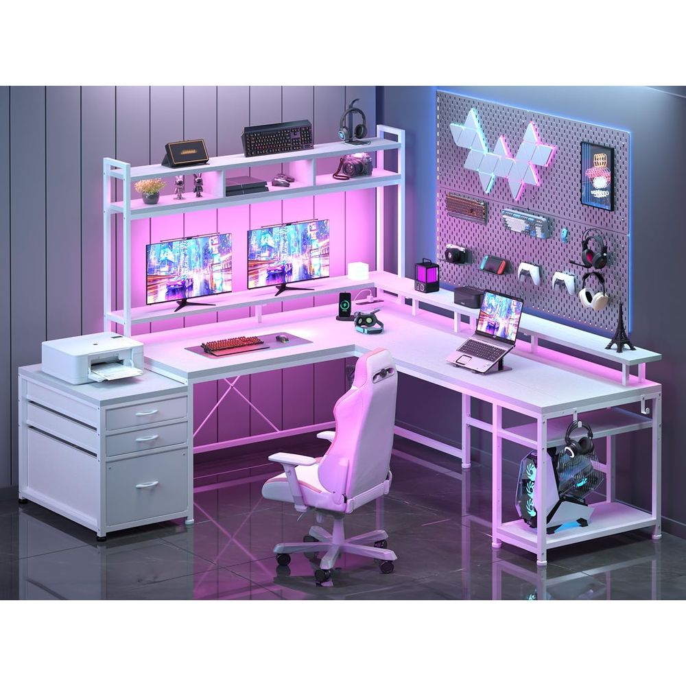Bureau en L de 104 pouces pour - Desk Setup L Shaped avis et prix