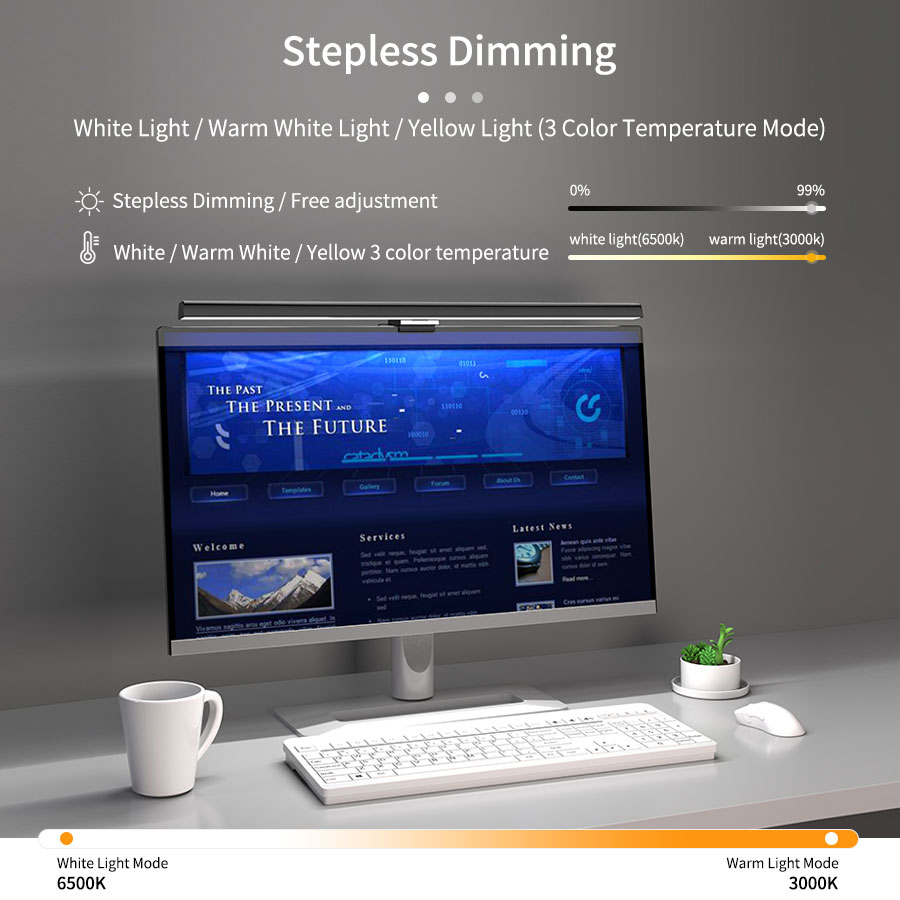 Barre lumineuse pour moniteur  - Desk Setup Lighting avis et prix