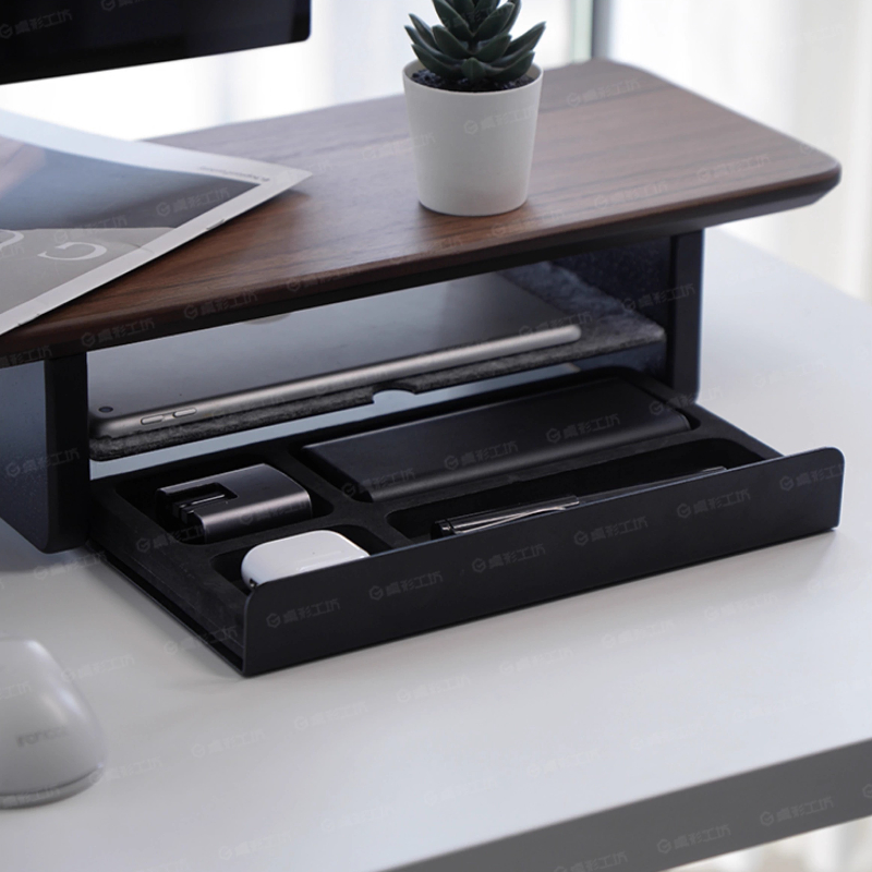 Support de moniteur, tiroirs d - Desk Setup Organizer avis et prix