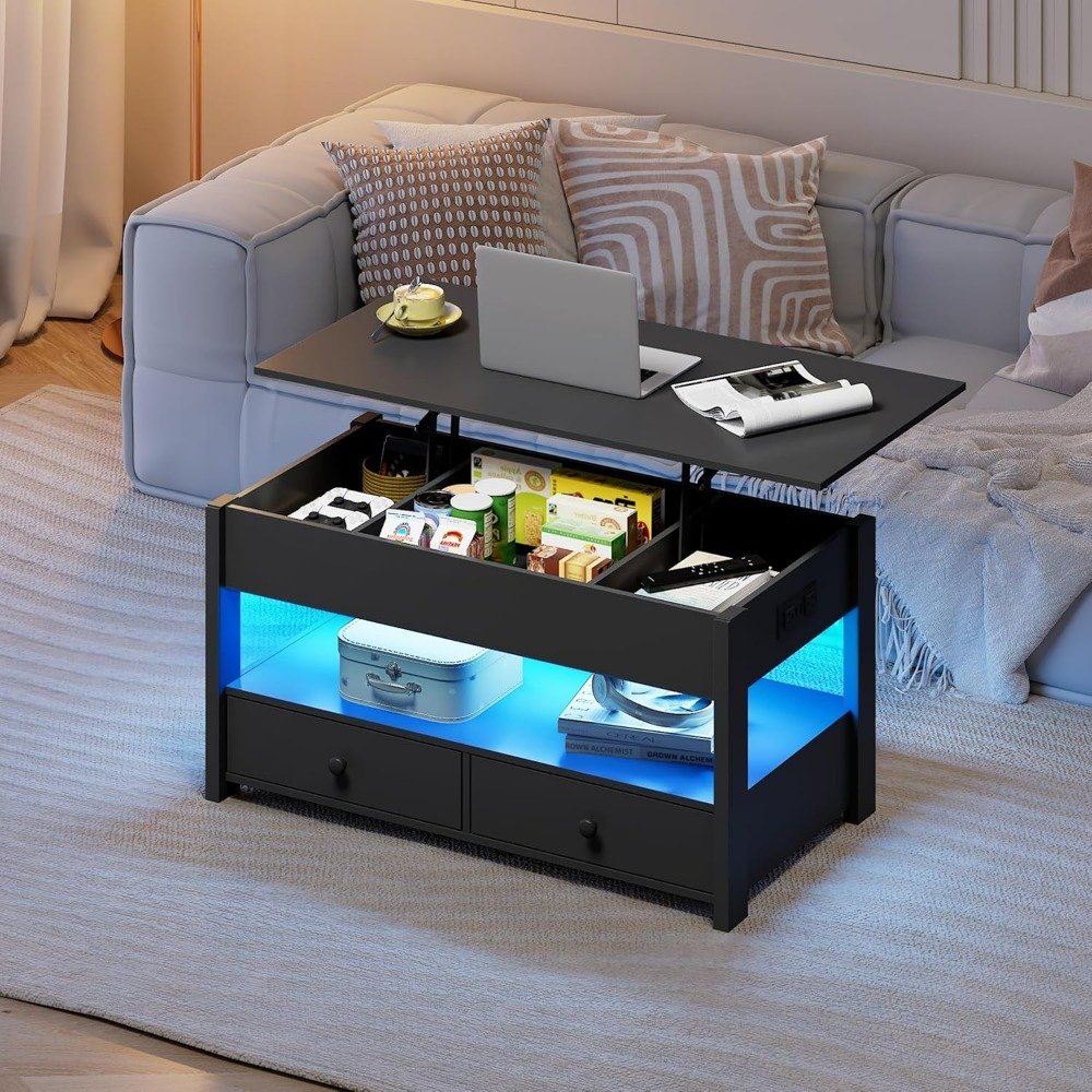 Table basse relevable WLIVE no - Desk Drawer Unit avis et prix