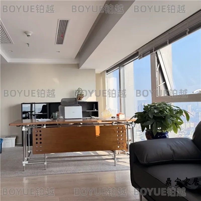 Bureau en bois massif Bauhaus, - Desk Setup L Shaped avis et prix