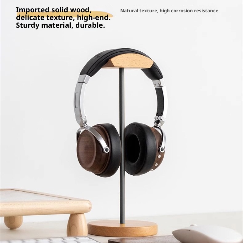 Support pour casque en bois de - Desk Setup Gaming avis et prix