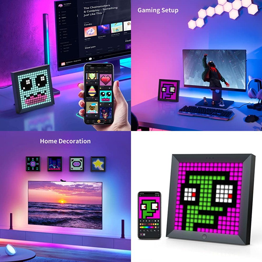 Panneau d'affichage LED à pixe - Desk Setup Tv avis et prix