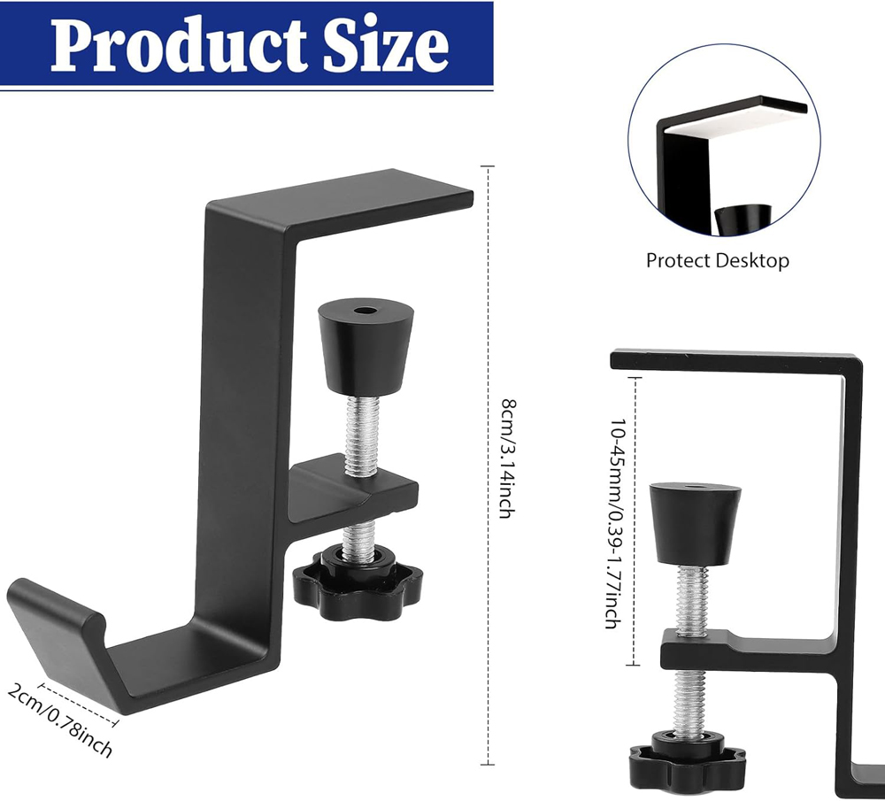 Crochet universel pour écouteu - Desk Setup Gaming avis et prix