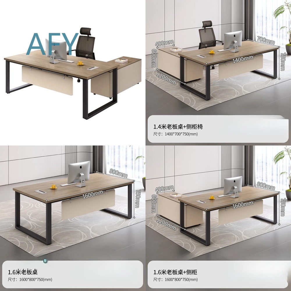 Ensemble de bureau exécutif po - Desk Setup L Shaped avis et prix