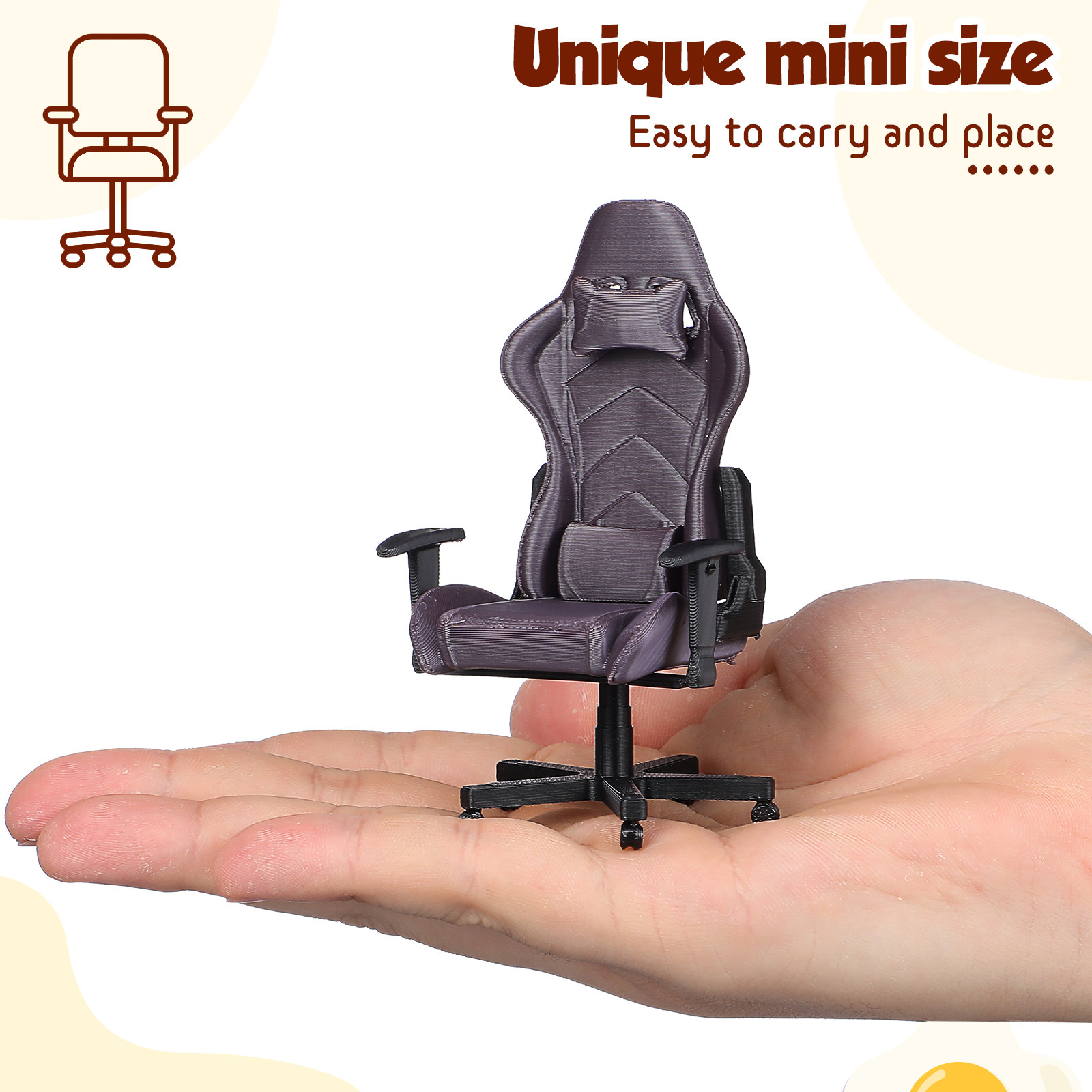 Chaise de bureau miniature pou - Desk Setup Gaming avis et prix