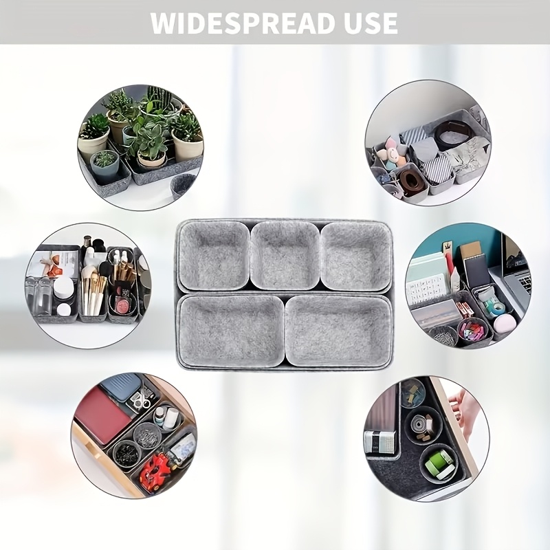 Boîte de rangement en feutre p - Desk Setup Organizer avis et prix