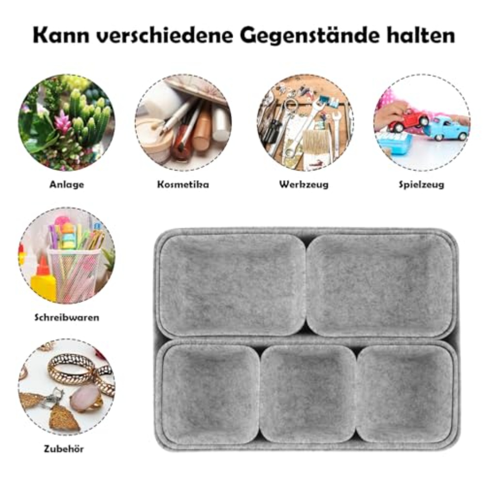 Ensemble de 8 boîtes de rangem - Desk Drawer Unit avis et prix