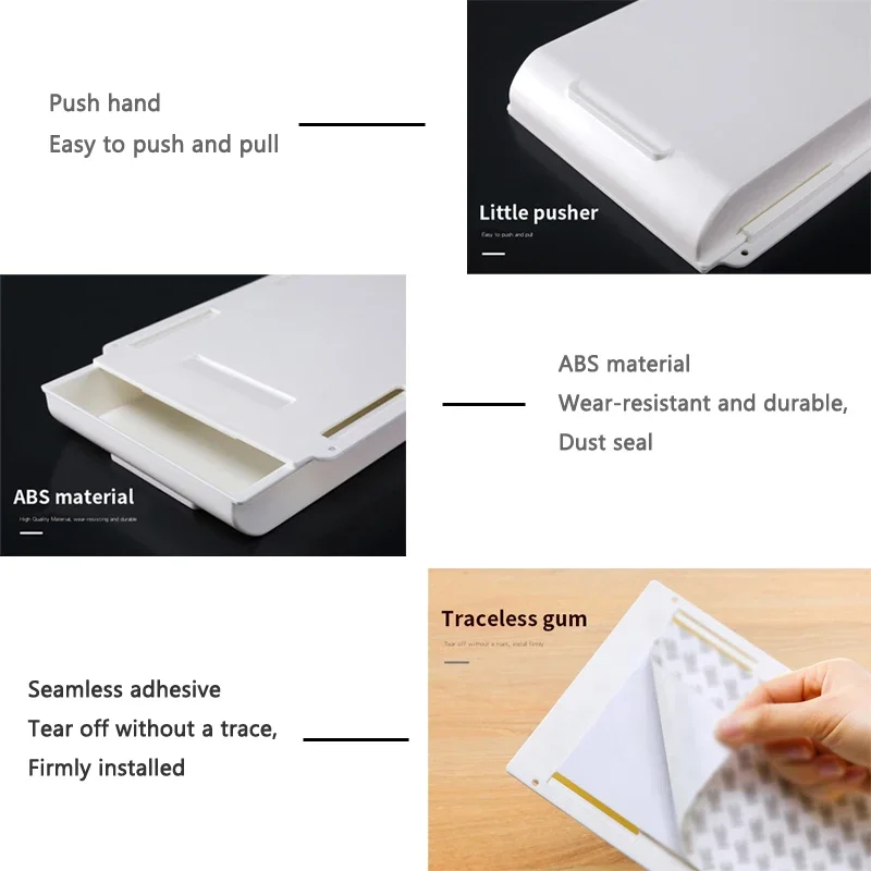 Boîte de rangement dissimulée, - Desk Setup Organizer avis et prix