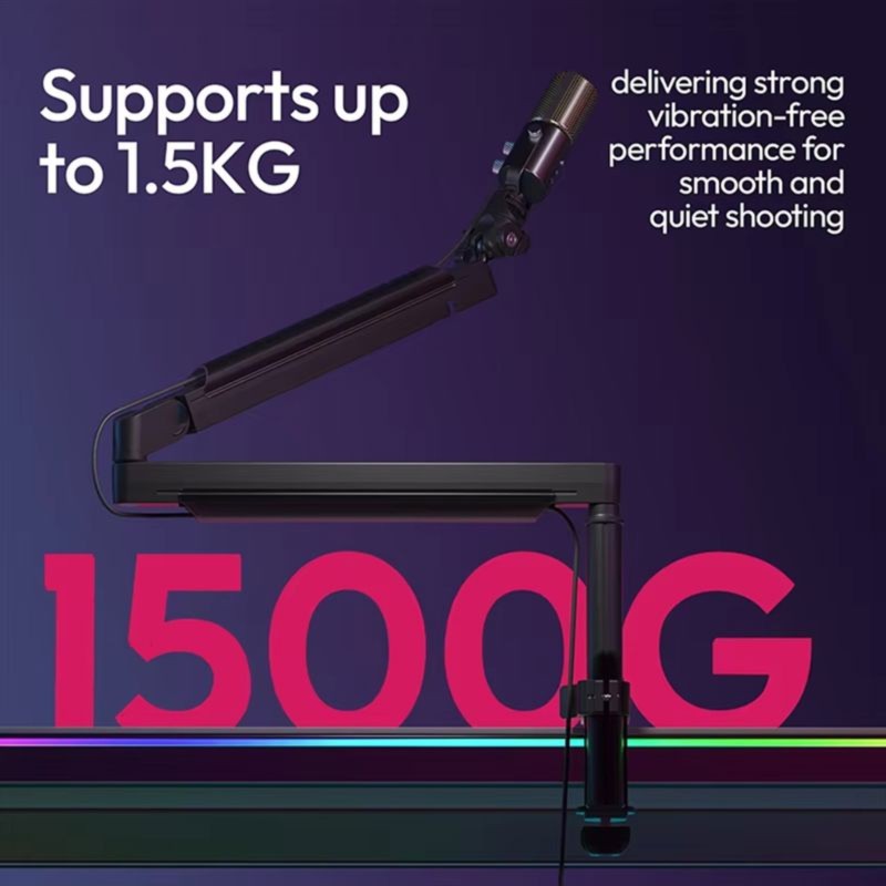 Super promotion : Bras de micr - Desk Setup With Mic avis et prix