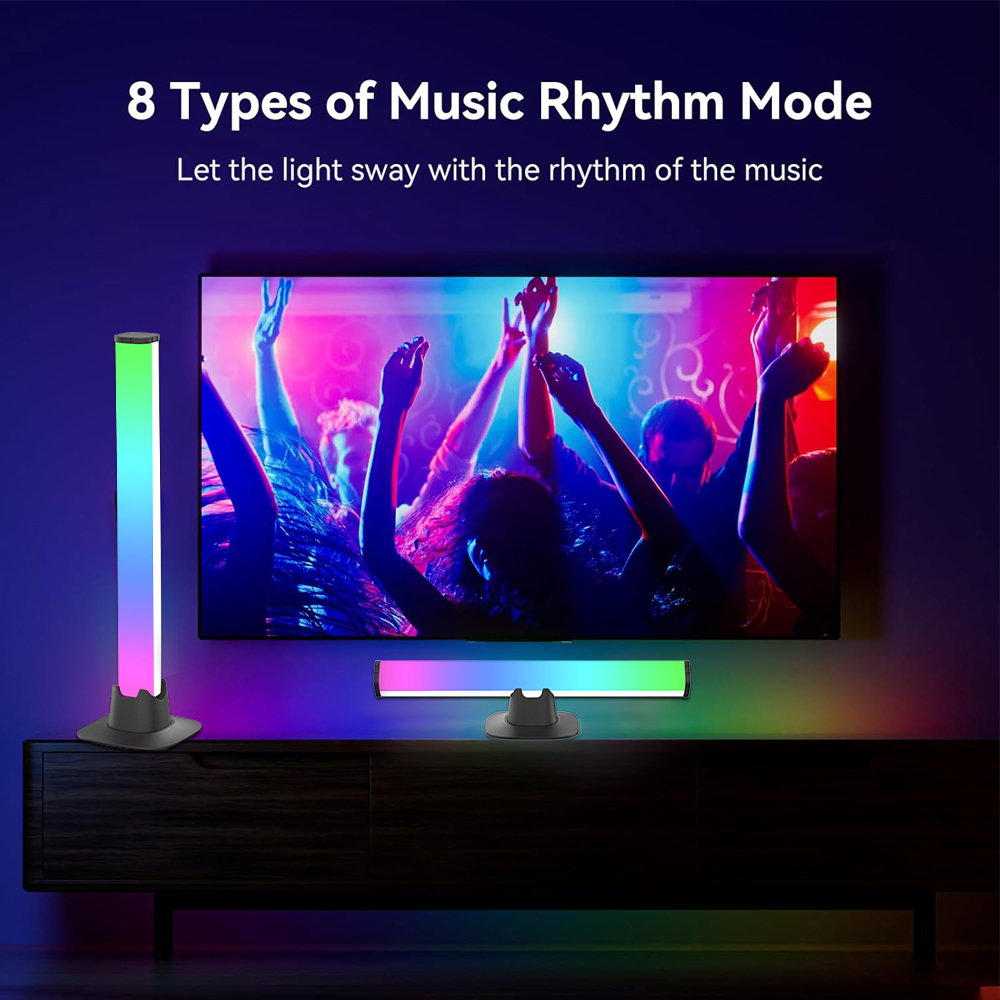 Barre de lumières LED RGB, con - Desk Setup Tv avis et prix