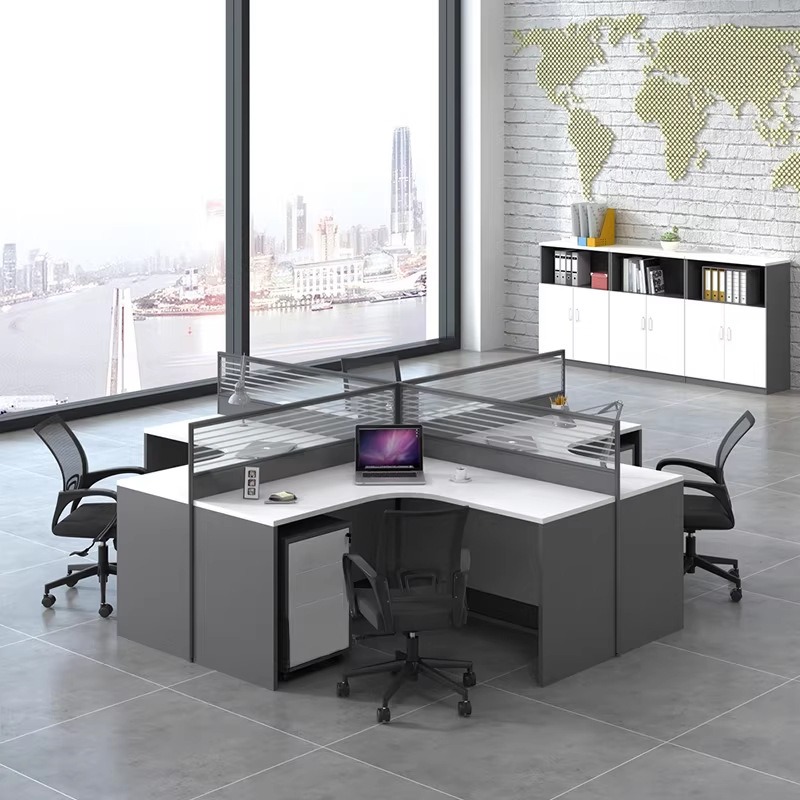 Poste de travail en L pour 2,  - Desk Setup L Shaped avis et prix
