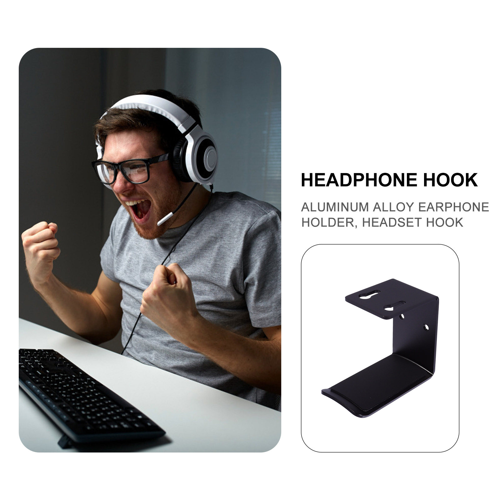 Support de casque universel en - Desk Setup Gaming avis et prix