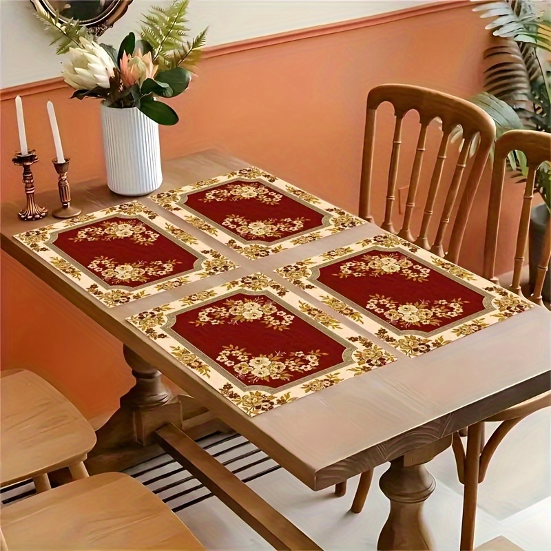 Set de table imprimé floral ro - Desk Setup Lighting avis et prix