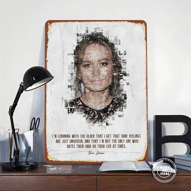Affiche en métal avec citation - Desk Setup Quotes avis et prix